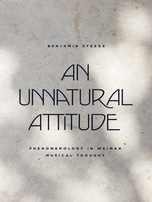 cover image of An Unnatural Attitude